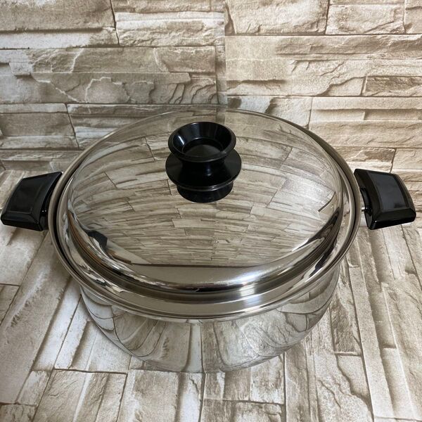 Royal Queen ステンレス多層鍋6コート蓋付き 中古美品【IH対応品】
