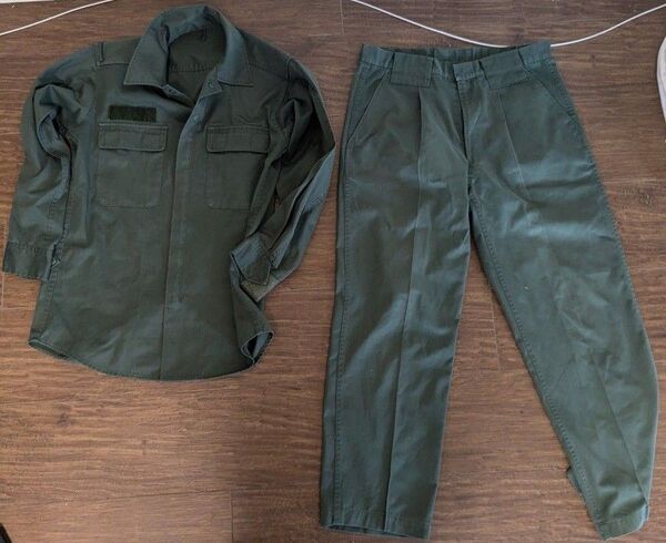 航空自衛隊 旧作業服 整備服 上下セット