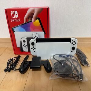 (美品) Nintendo Switch ニンテンドースイッチ 有機ELモデル ホワイト 任天堂 SWITCH