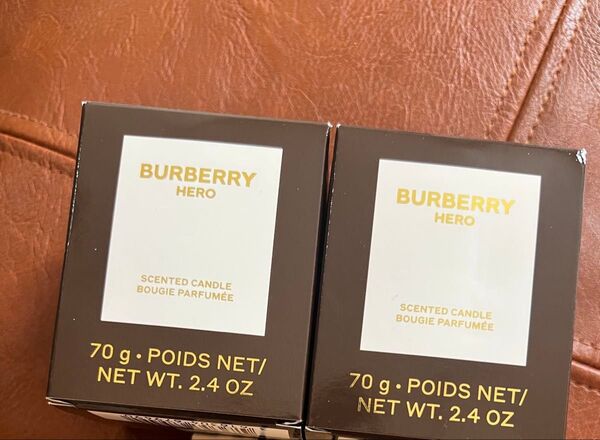 バーバリー Burberry グラスアロマキャンドル アロマキャンドル 70g*2