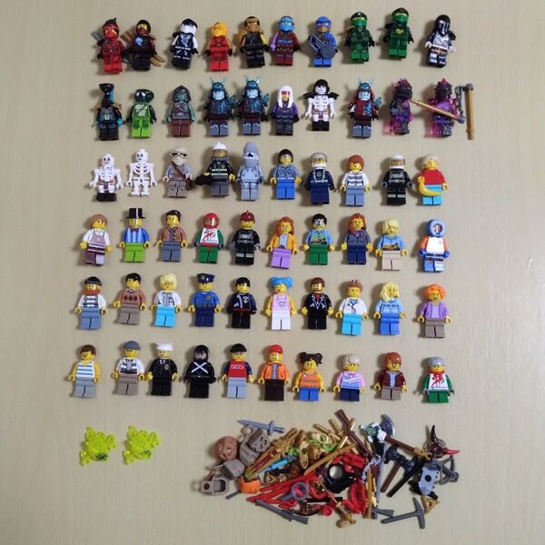 96【ジャンク】 レゴ ミニフィグ LEGO 人形 ニンジャゴー ニンジャ ゴー 忍者 等
