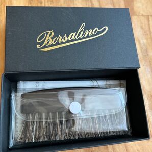 Borsalino 帽子ブラシ 専用箱付き 未使用
