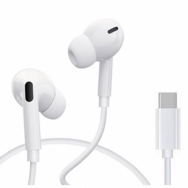 iPhone15 16系 type-c イヤホン イヤフォン 有線 マイク 通話対応 音量調整 リモコン付 タイプC typeC
