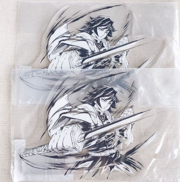【新品未開封】アクリルスタンド 鬼滅の刃 冨岡義勇 C賞 C105 幕間画WEBSHOPくじ 水柱 原画アクリルスタンド 2点
