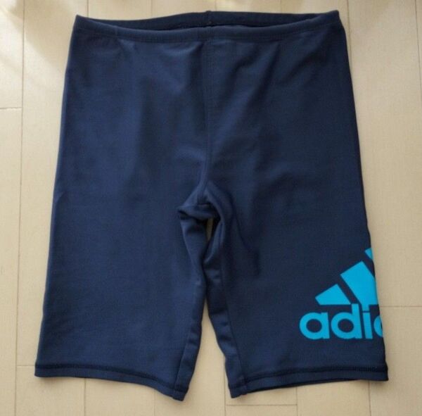 アディダス キッズ 水着 競泳用 スイム パンツ 男の子 ブルー 160