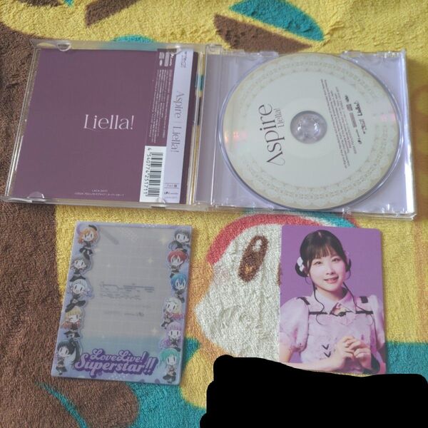 【シリアル欠品】【岬なこ】【フォト盤】【未再生】Aspire Liella! 3rdアルバム Liella!デコ硬質カードケース