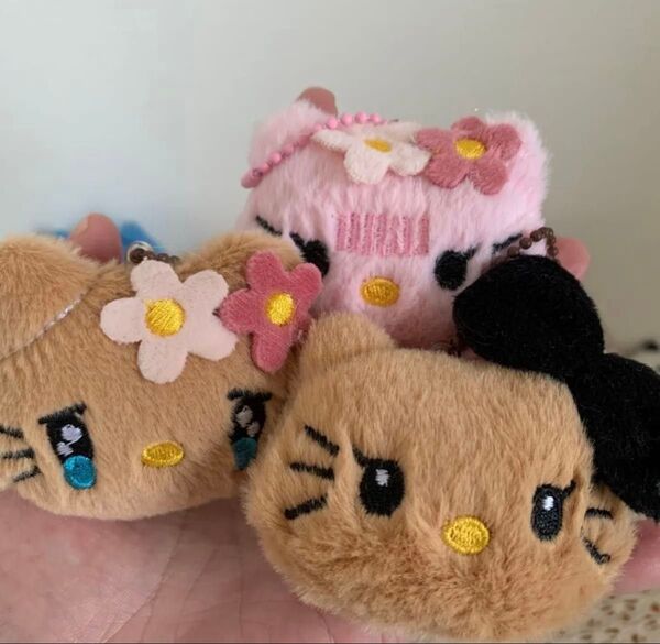 ハローキティ hello kitty キーホルダー ぬいぐるみ 海外限定3パック