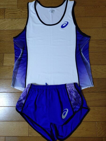 asics 陸上ユニフォーム 上下セット Sサイズ