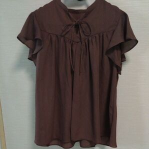 カットソー M ブラウス フレンチスリーブ