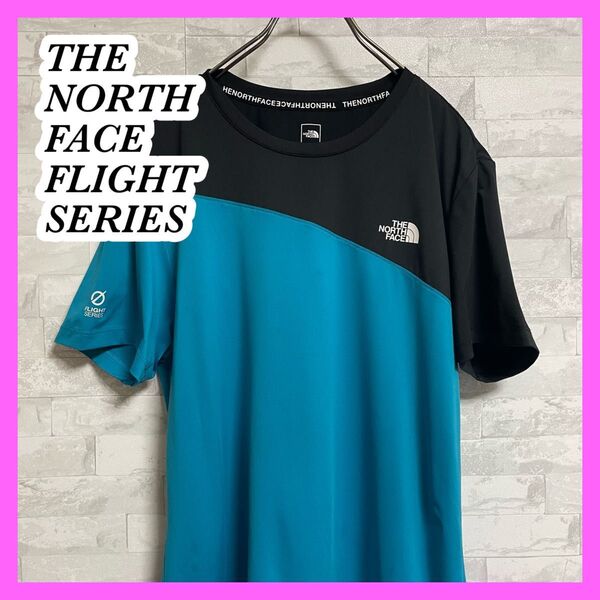 訳あり汚れ【THE NORTH FACE】FLIGHT SERIES フライトシリーズ レディース XL サイズ 半袖Tシャツ