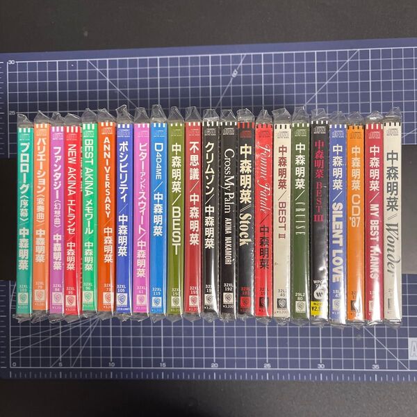 中森明菜 CD Warner期 シール帯 11枚 紙帯 11枚