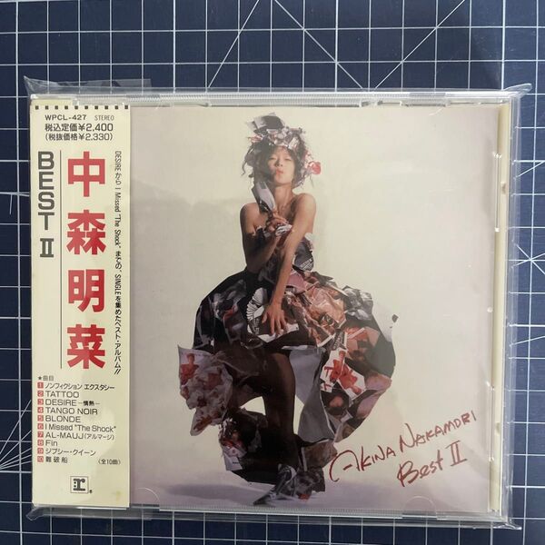 中森明菜 Warner期 CD “赤白“帯 WPCL-427 BESTII
