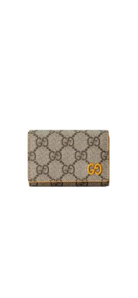 【GUCCI】GUCCI柄ウォレット 財布【美品】 GUCCI グッチ GGキャンバス ベージュ 財布 ウォレット 総柄