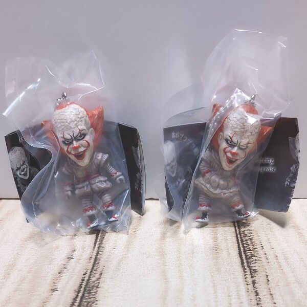 IT プラプラマスコット ペニーワイズ ダンシングペニーワイズ 2種セット カプセルトイ ガチャ pennywise フィギュア
