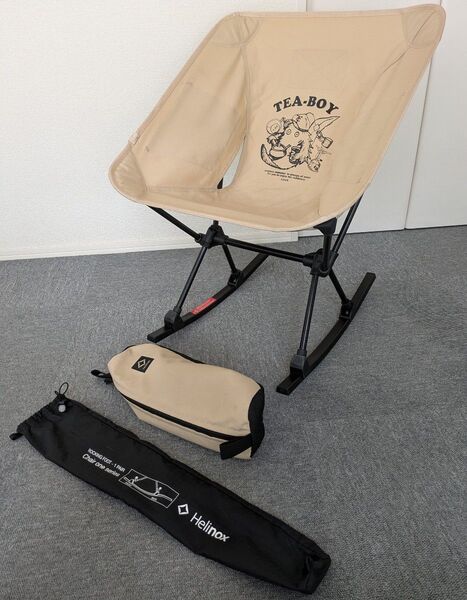ヘリノックス Helinox タクティカルチェア デザートタン 廃盤 アウトドアモンスター シルクスクリーン付 (中古)