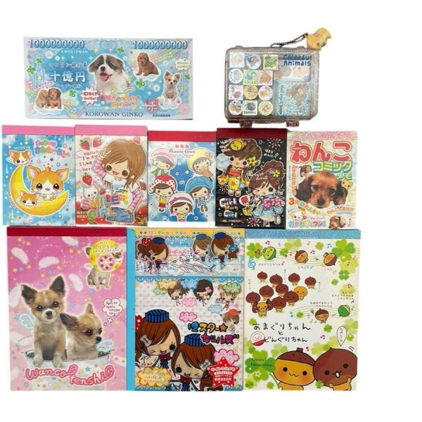値下げ中 平成レトロ 平成女児 メモ帳 まとめ売り スタンプ