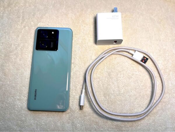 Xiaomi 13T (デュアルSIM対応)+純正67W急速充電器&ケーブル付き