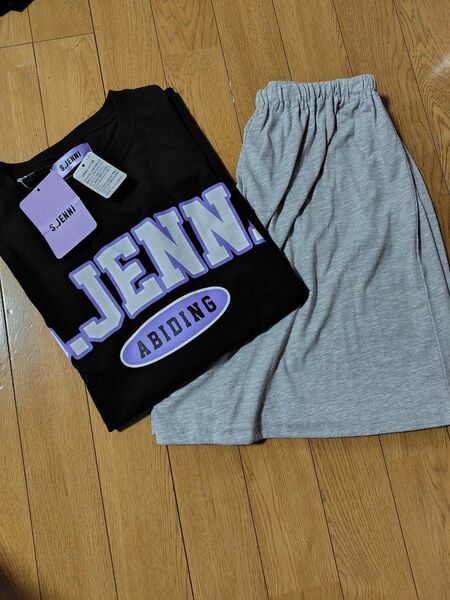 S.JENNI 半袖Tシャツ+ハーフパンツ パジャマ 部屋着 160 新品