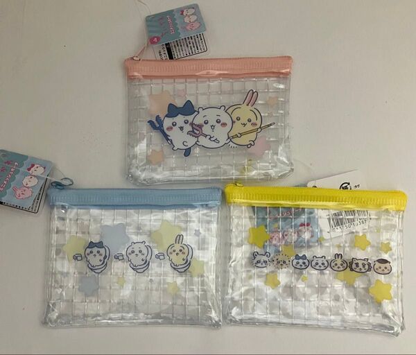 【新品未開封 キャンドゥ】ちいかわ ミニメッシュポーチ