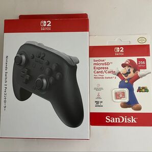 Nintendo Switch 2 Proコントローラー & microSD Express Card 256GB セット