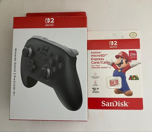 Nintendo Switch 2 Proコントローラー & microSD Express Card 256GB セット