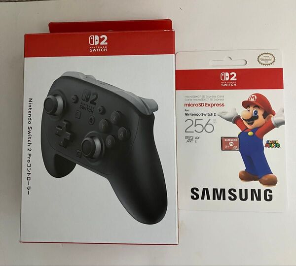 Nintendo Switch 2 Proコントローラー & microSD Express Card 256GB セット
