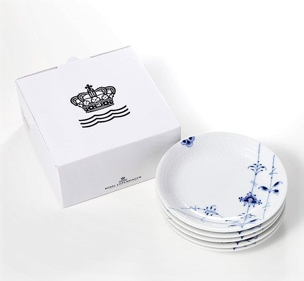 【新品】ロイヤルコペンハーゲン ブルーパルメッテ プレート15cm 5枚セット 1016955