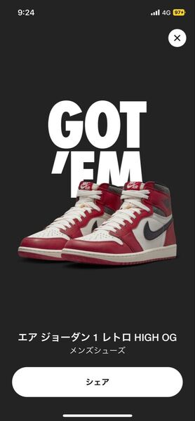 Nike Air Jordan 1 High OG "Lost & Found/Chicago"