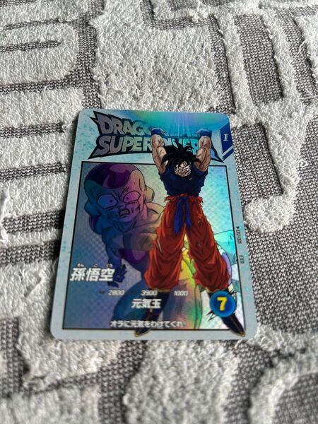 ドラゴンボールスーパーダイバーズ EX2-001孫悟空 神龍EXレア 元気玉悟空