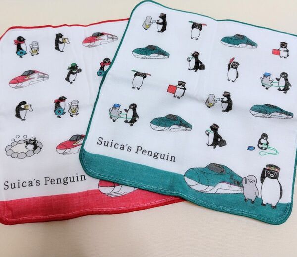 Suicaのペンギン ガーゼタオル 鉄道シリーズ