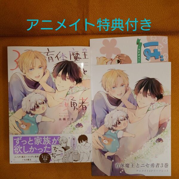 BL 育休魔王とニセ勇者 3 水稀たま アニメイト特典付き