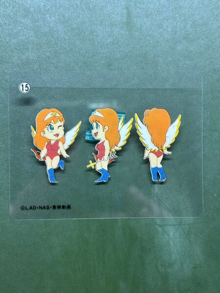 ビックリマン 丸美屋カレー 複製アニメセル画 十字架天使 no.15 クリーニング済み 1987年当時物