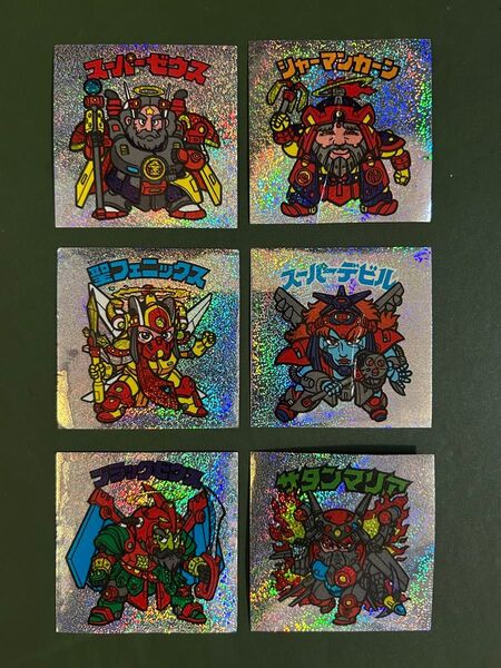 スーパービックリマン 新決戦 第1弾 ヘッド 6枚セット コンプリート クリーニング済み