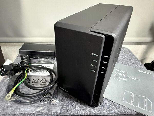 Synology シノロジー NAS DS218play + 3TB HDD 2台(計6TB)セット 2ベイ クアッドコアCPU