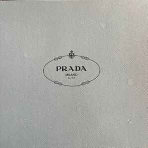 最終PRADA 箱●水色●大箱●プラダ