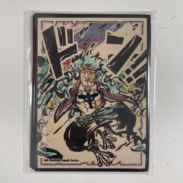 【マルコ】ドン!!スリーブ 墨絵 リーパラ リーダー パラレル 白ひげ ニューゲート 赤 青 二つの伝説 構築済み デッキ パーツ