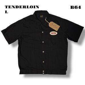 希少品! TENDERLOIN テンダーロイン T-BOWLS SHT S ボーリング 半袖 シャツ BLACK ブラック 黒 L