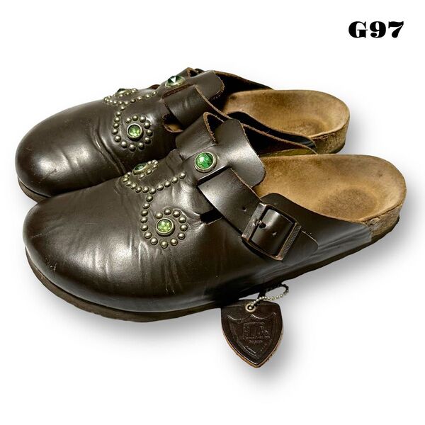 ★限定出品★ BIRKENSTOCK HTC ビルケンシュトック エイチティーシー ボストン スタッズ ストーン 41 26.5
