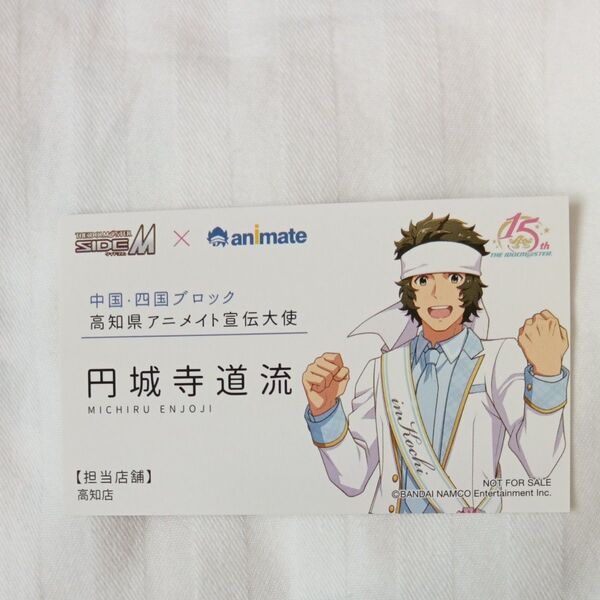 THE IDOLM@STER SideM 円城寺道流 名刺 ノベルティ