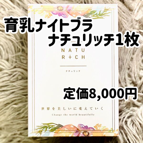 ナチュリッチ ナイトブラ スポブラ 育乳ブラ ブラジャー 補正下着 S-M 1枚