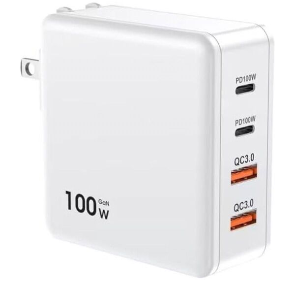 充電器 タイプc 100w PD 急速充電器 4ポート同時充電 軽量 小型