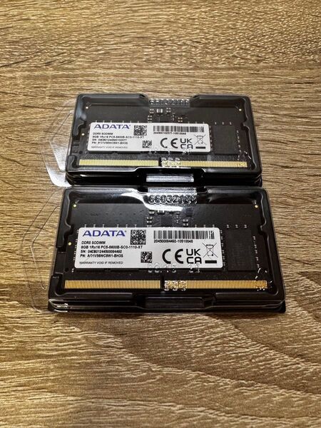 DDR5 8GB×2枚(合計16GB)ノートパソコン用 5600MHz メモリ