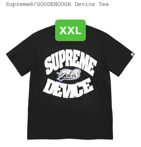 Supreme x GOODENOUGH Device Tee "Black" XXLサイズ