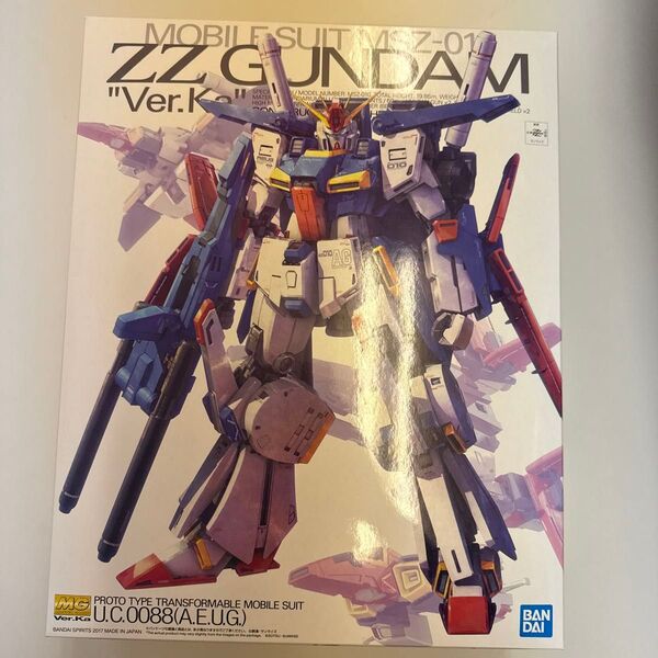 MSZ-010 ダブルゼータガンダム Ver.Ka (1/100スケール MG 機動戦士ガンダムZZ 5063151)