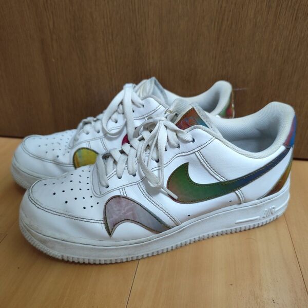 ナイキ NIKE エアフォース1 レインボー 27.5cm