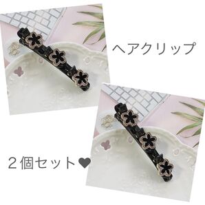 【新品・未使用】3連ヘアクリップ ×2個 (No.19)02