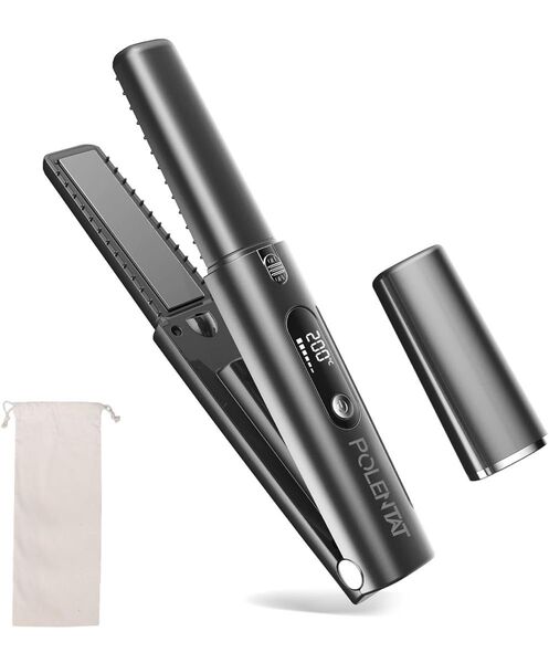 ヘアアイロン コードレス 機内持ち込み可 USB充電式 コードレスヘアアイロン ミニ ストレートアイロン 2way
