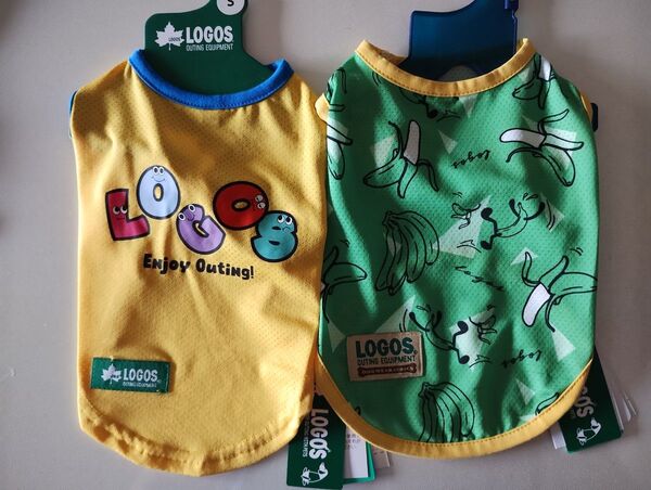 LOGOS ペットウェア2枚セット Sサイズ 虫除け&清涼加工 犬服 タンクトップ