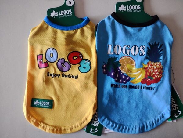 LOGOS ペットウェア2枚セット Sサイズ 虫除け&清涼加工 犬服 タンクトップ