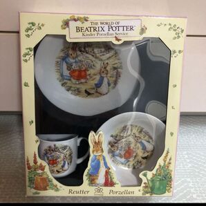 ☆新品未使用!ロイターポーセリン ピーターラビット 3点セット